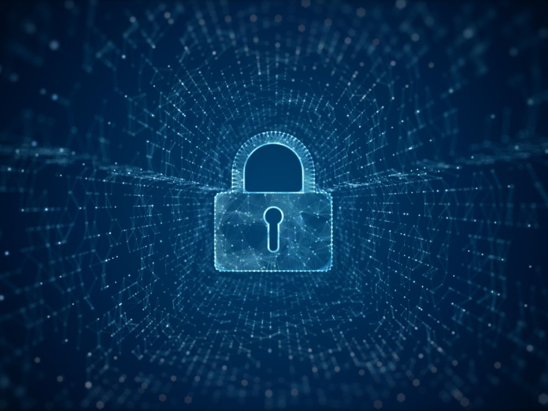 an image of a digital lock to indicate cyber regulations