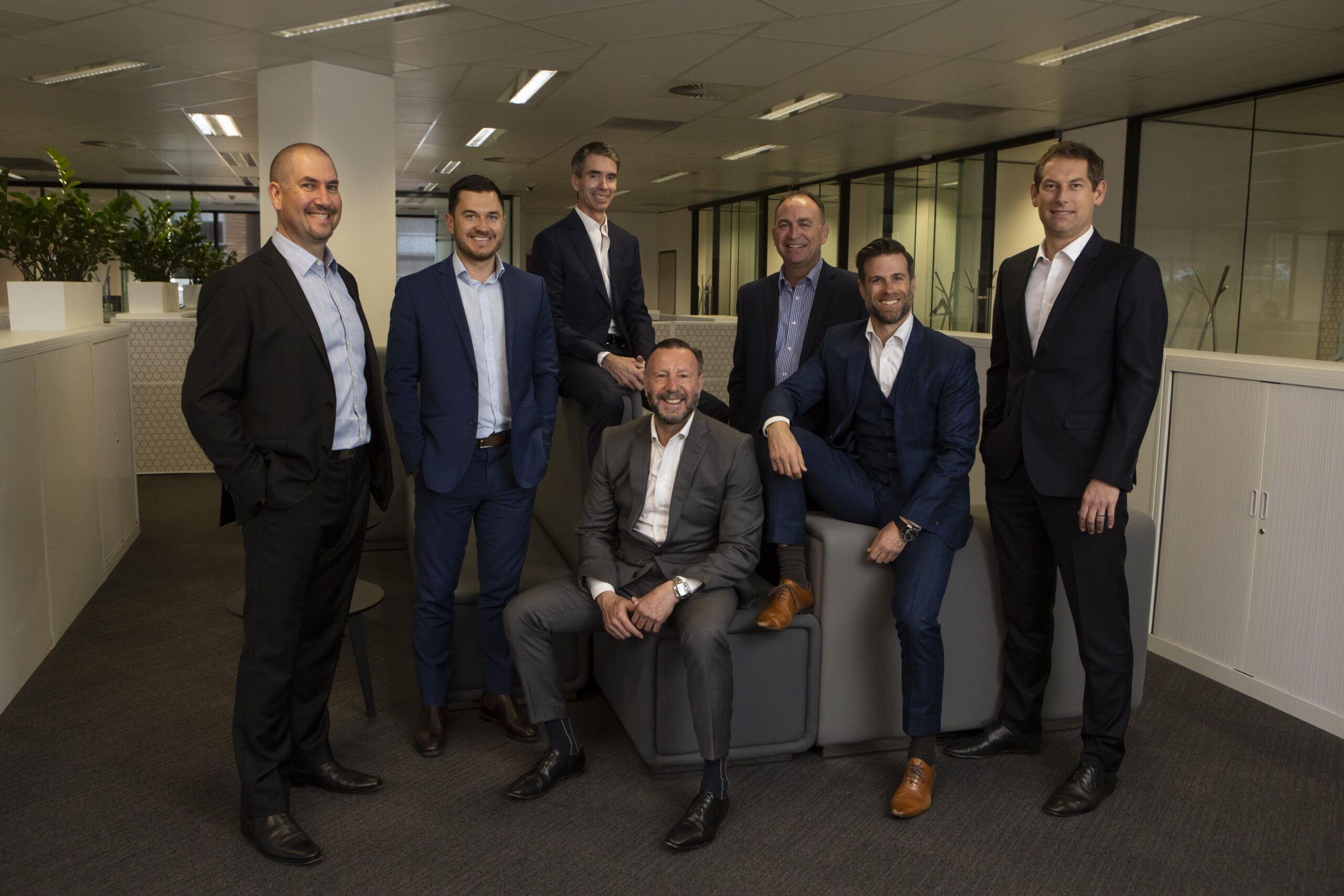 Ledge Finance Executives, Robin Cohen, Jacob McDonald, Neil Ferguson, Tony Del Popolo, Brad Spencer, Craig Ruthven and Isaac Hough